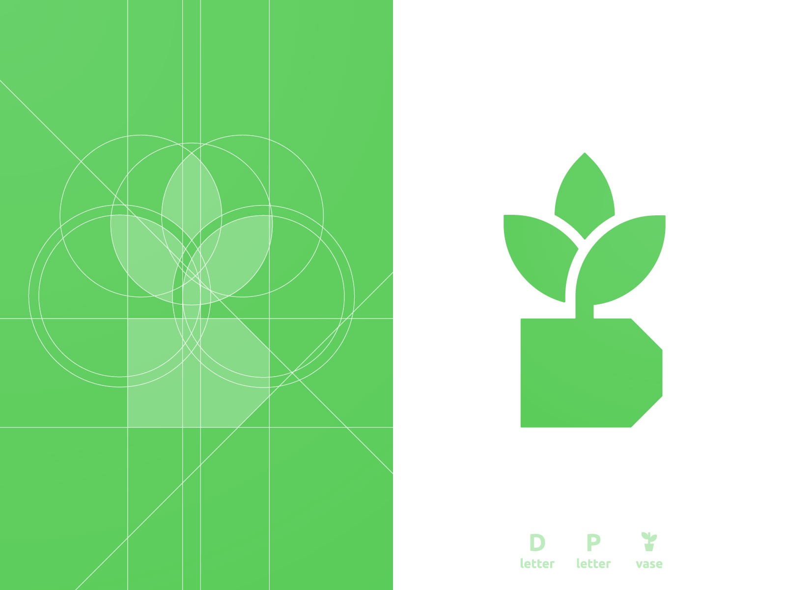 DP vase plant growth, letter mark, negative space logo design ic plant.jpg