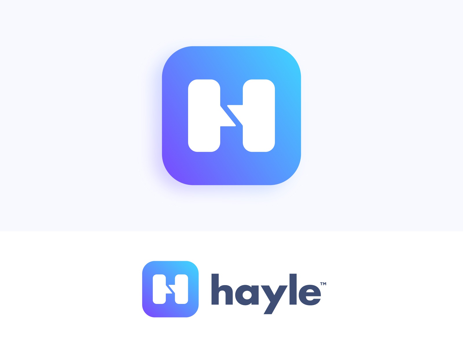 Hayle - App Logo cleverlogo logotypedesign logotype designer app icon.jpg