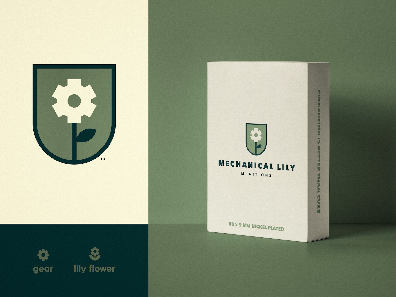 Mechanical Lily Munitions - Packaging Design box package packaging log.jpg