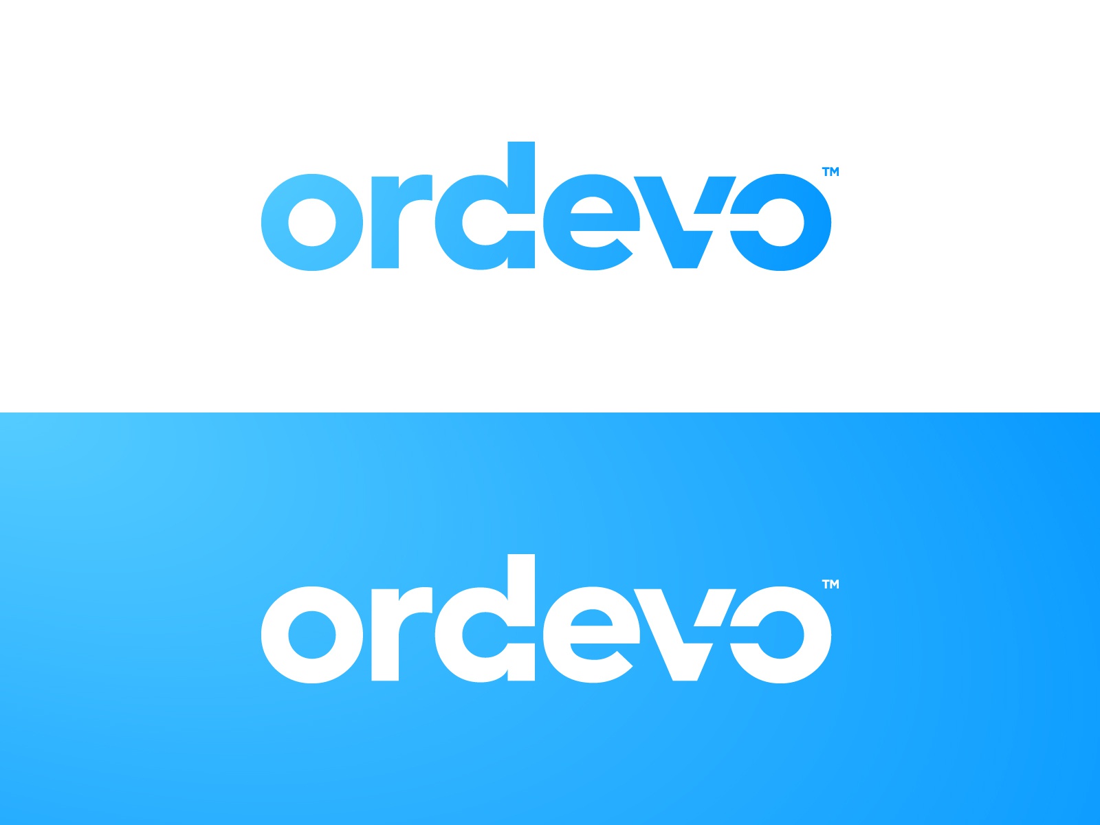 Ordevo - Logotype Design negative space logo wordmarks o letter wordma.jpg