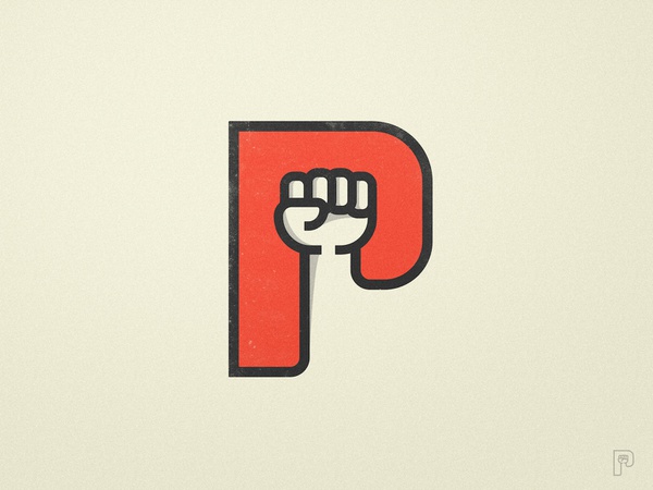 Partisan - Lettermark Design bold lines punch out negative-space hand.jpg
