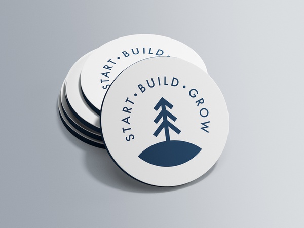 Start Build Grow - Business Cards badge hunting badgedesign logotype d.jpg
