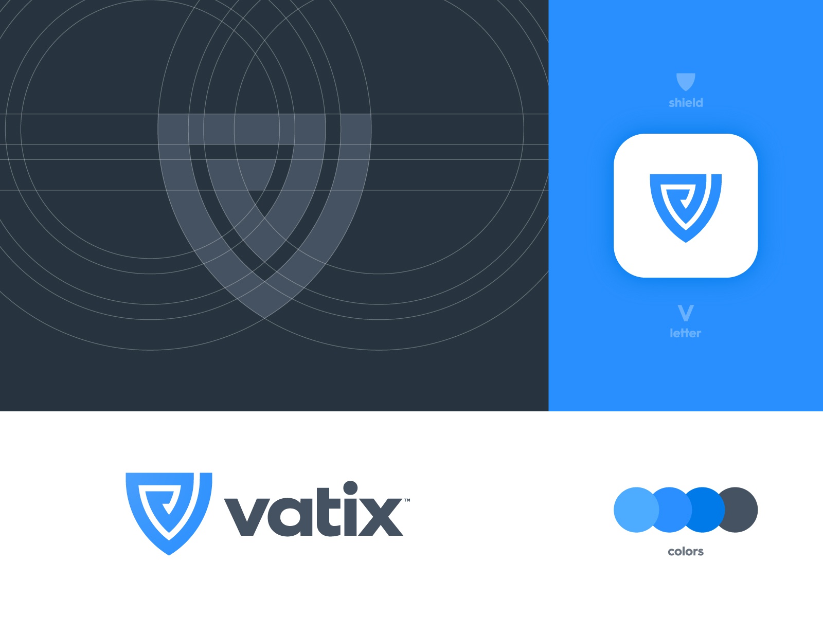 Vatix - Brand Identity Design grid layout typography logomark double m.jpg