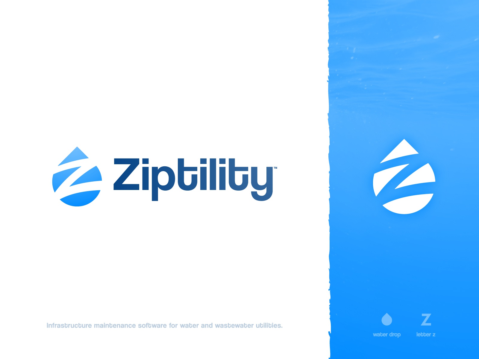 Ziptility - Logo Design 2.0 lettermark negative space trademark icon v.jpg