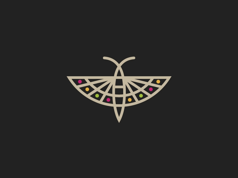 Bug - 001 - jewelleryfly butterfly bug brand minimal logo.webp