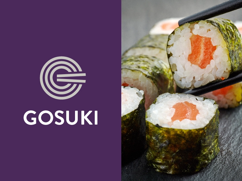 Gosuki - Letter G - logo restaurant branding sushi monogram brand logo.webp