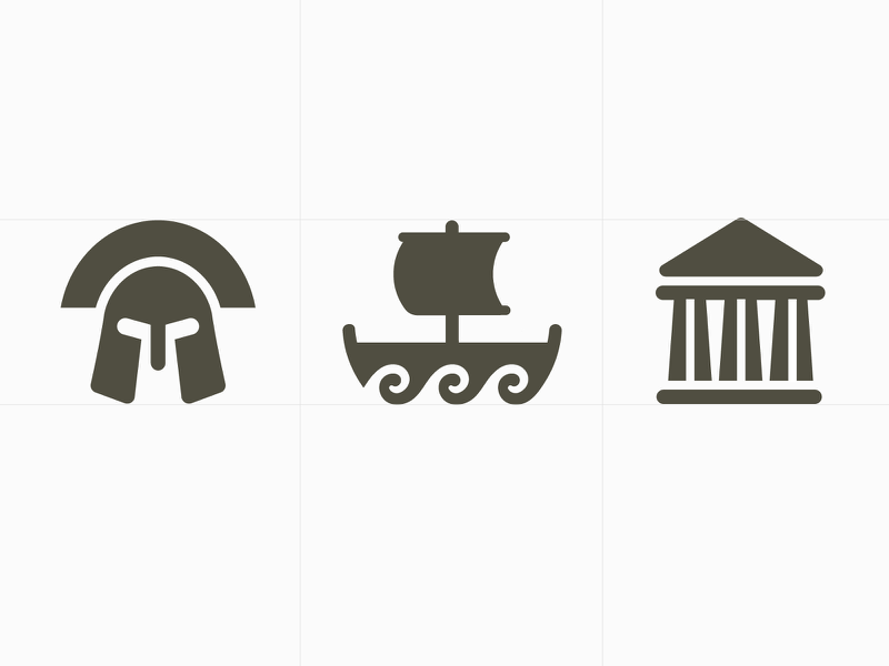 Icons Assasins Creed Odysee design monogram letter minimal logo icons.webp