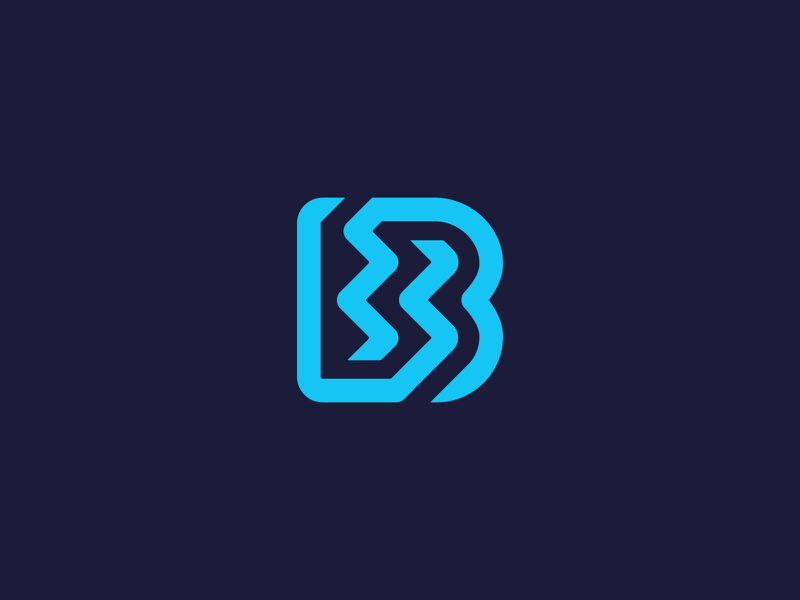 Leter Logo B - relift b round logotype brand design letter minimal log.webp