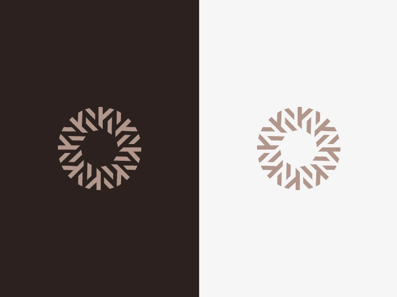 Logo O + dandelion relift dandelion vector brand logotype design monog.webp