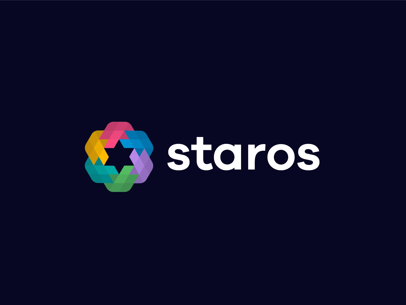 logo staros - star line fun gradient brand logotype design monogram le.webp
