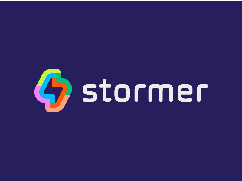 logo stormer - storm storm gradient minimal design brand logotype mono.webp