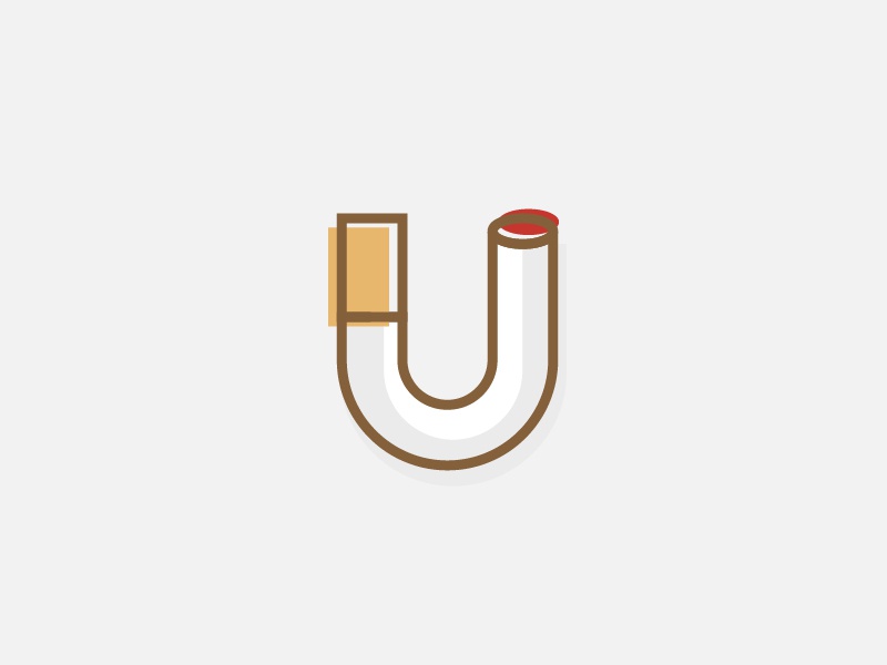 U pause cigarette monogram u letter.jpg