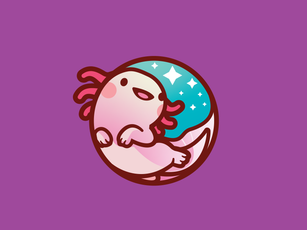 Axolotl drawing sketch mascot illustration identity happy animal brand.png