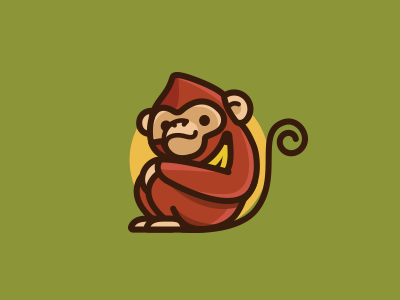 Epitome Rev 1 illustration outline banana identity cute animal logo ic.png
