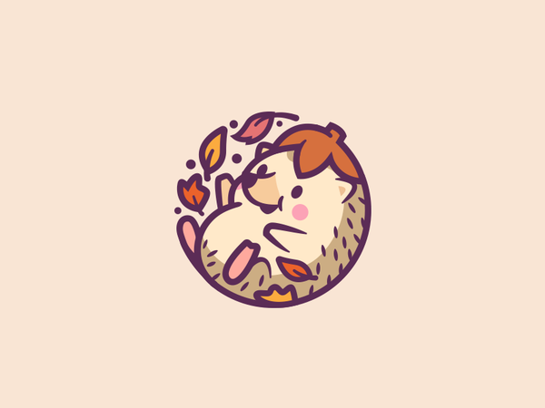 Hedgehog character brand fun illustration identity nature logo mark sm.png