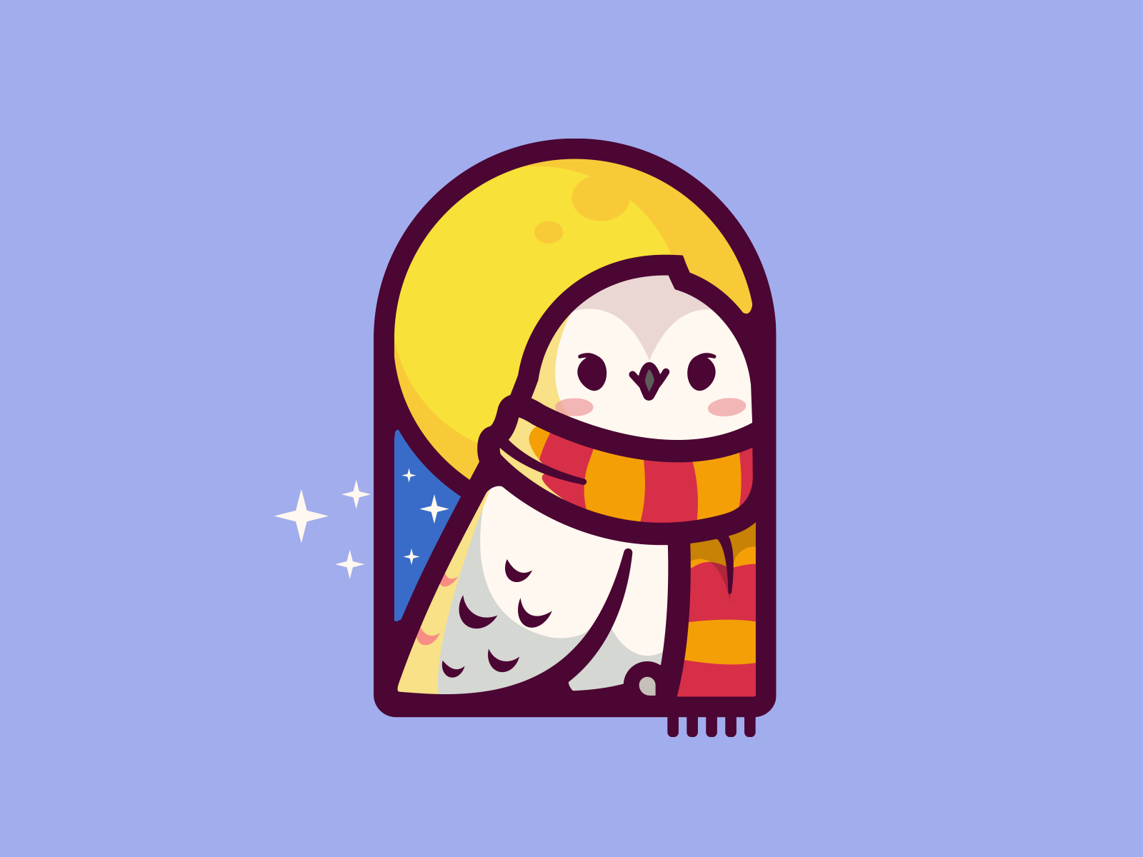 Hedwig  logo icon hogwarts school wizard mascot pet white character sm.png