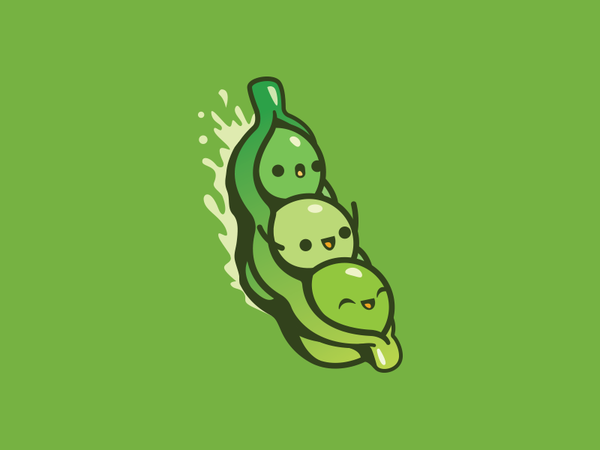 Peapods smile joyful cute illustration logo branding green character m.png