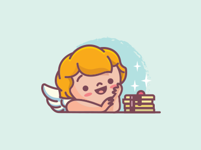 Samgel - The breakfast angel icon vector illustrator breakfast angel.png