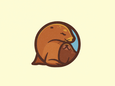 Seal Family creative identity round simple icon app mobile child mom f.png