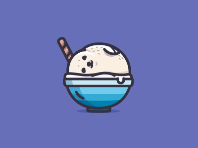 Seal illustration icecream nature seal animal.png