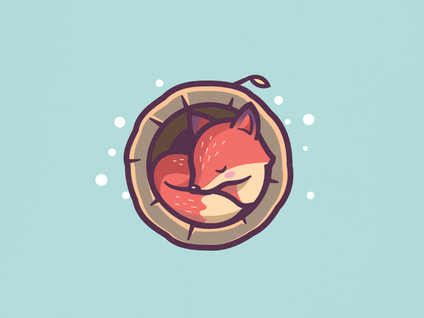 Sleeping Fox story animal identity dream cute brand branding mark fox.png