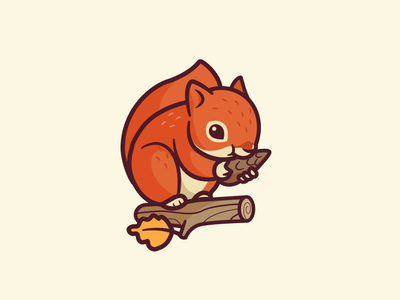 Squirrel branding cpuentes fun funny identity illustration logo friend.png