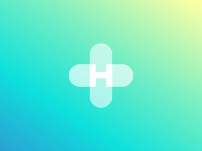 HealthPlus gradient logo overlay health medical cross plus h.webp