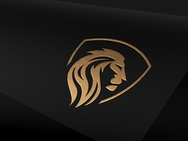 Royal Lion + Shield  Concept animal finance lion logo lion head majest.webp