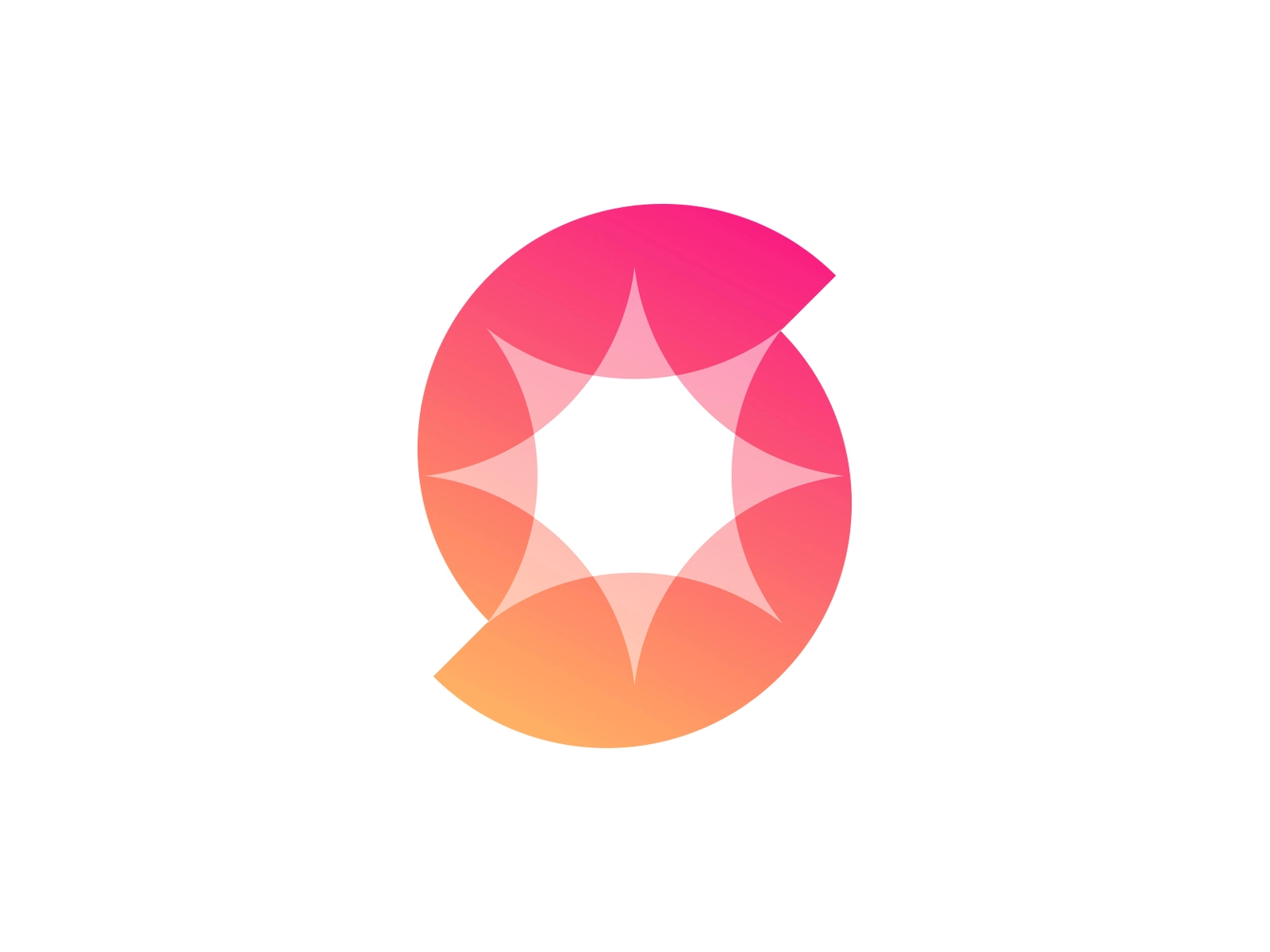 S + Spark Logo geometric icon symbol overlay star negativepspace spark.webp