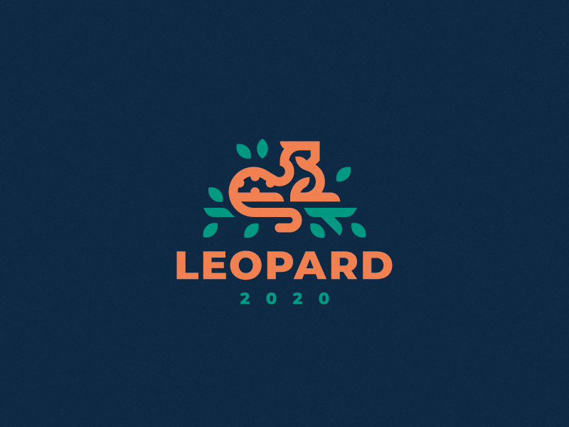 Leopard panther lion leopard logo.png