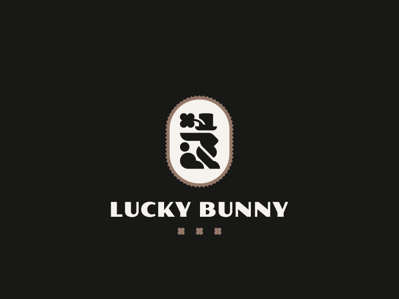 Lucky Bunny rabbit banny logo.png