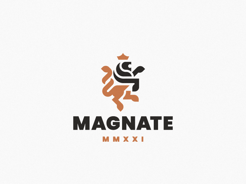 Magnate king leo lion logo.png