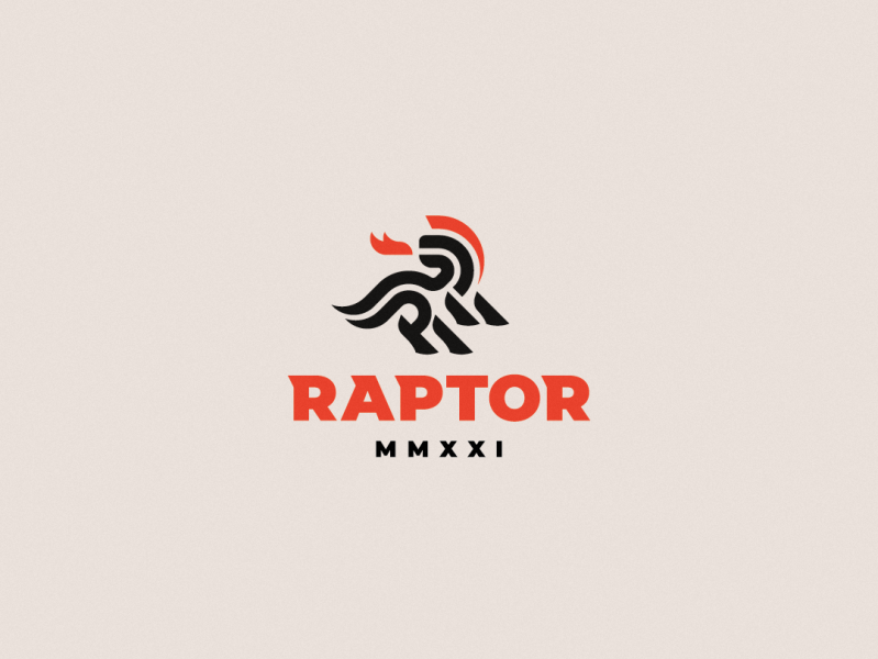 Raptor dinosaur dragon concept logo raptor.png