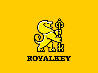 Royal Key estate real key lion logo.png