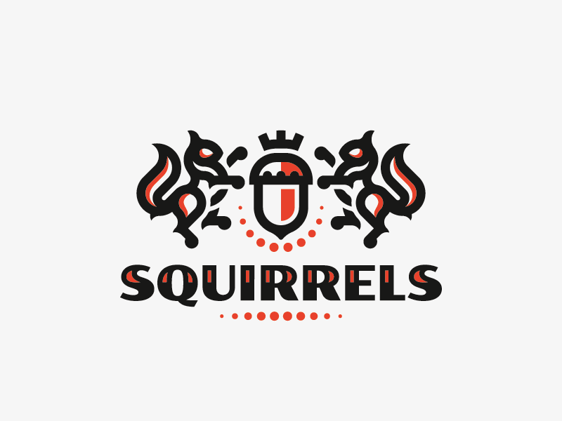 Squirrels crest squirrel logo.png