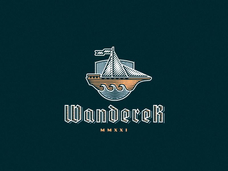 Wanderer sailboat ship logo.png