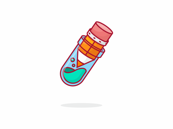 ArtLAB - re-branding pencil cork beaker flask chemistry illustration.png