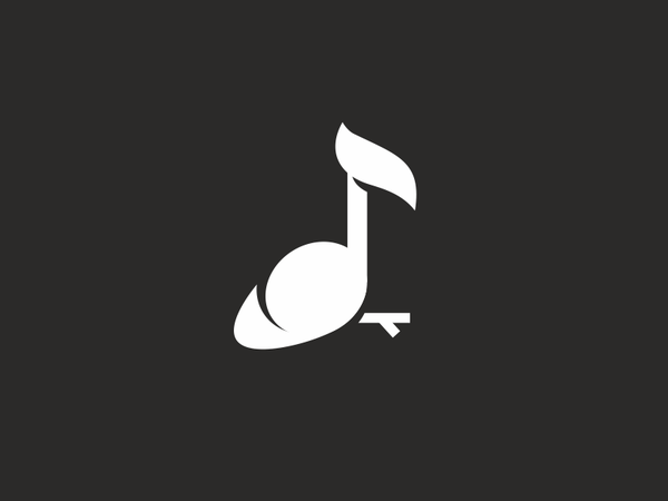 Bird note beak logo sign note bird.png
