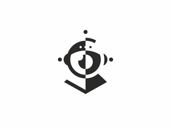 Cosmonaut monster space space suit eye robot cosmonaut logo.png