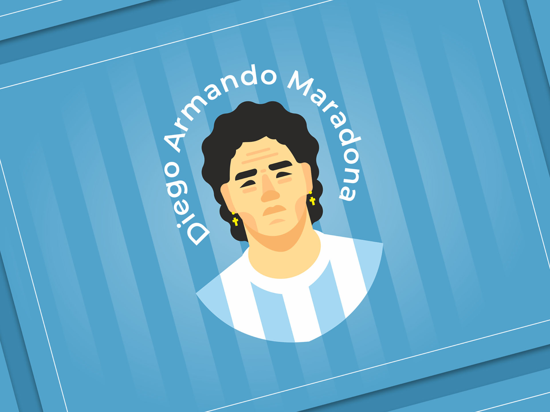 Diego Armando Maradona illustration diego history football player socc.jpg