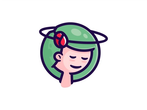Lofo for Teya bouquet delivery flower cosmos planet girl person charac.png