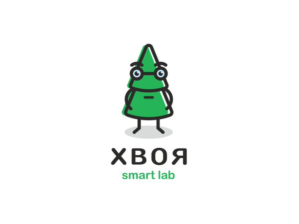 Needles logo intelligent laboratory glasses character tree fir needles.png