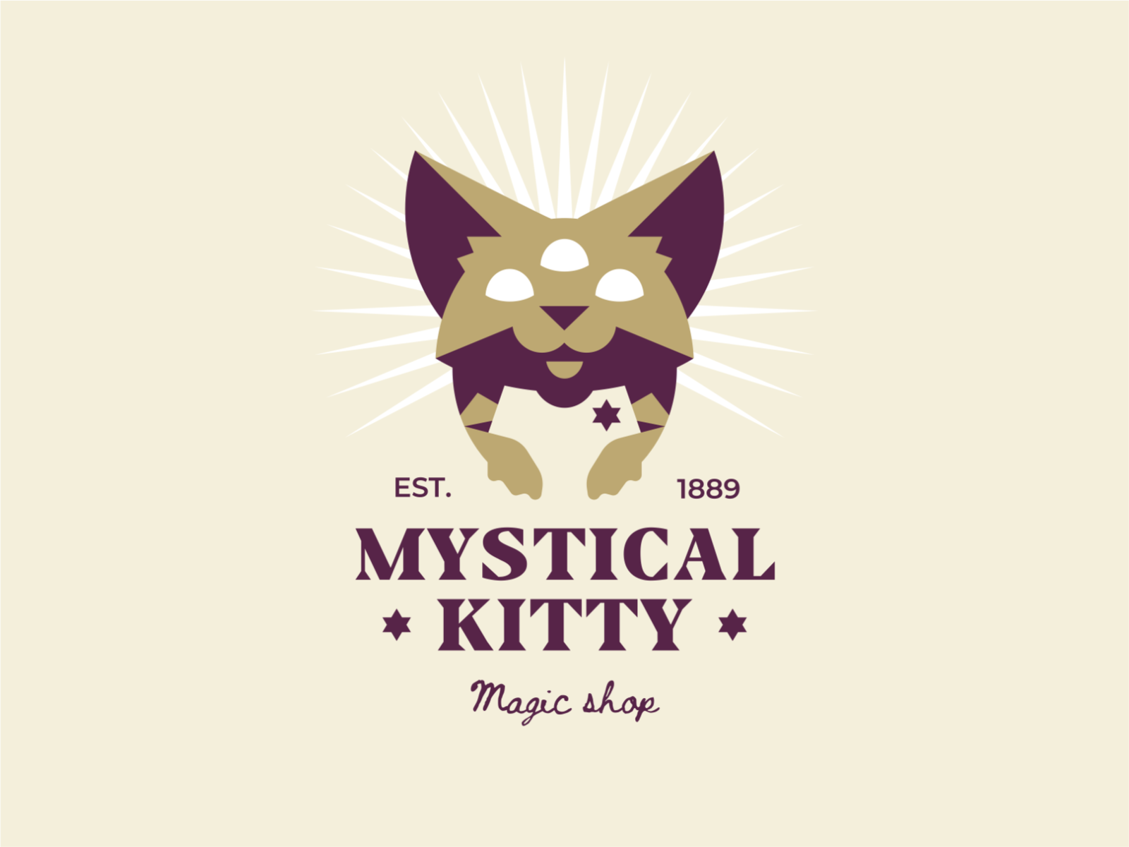 Mystical Kitty kitty shop cartoon flat character glow magic mysticism.png