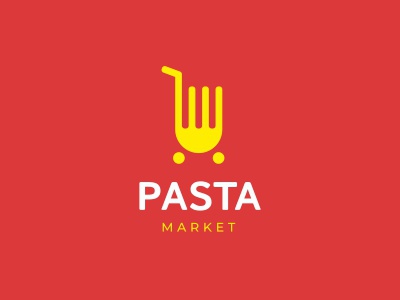 Pasta Market fork logo spaghetti italy trolley market pasta.jpg
