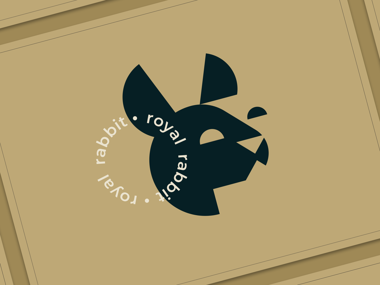 royal rabbit king royal animal rabbit hare branding sign.png
