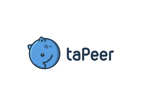 taPeer minimal circle line trunk animal tapir logo.png