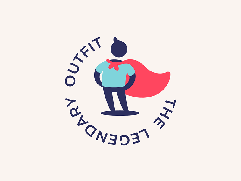The Legendary Ouyfit animation brand branding logodesign logotype circ.gif