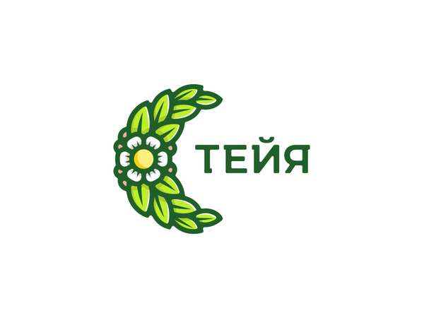 Theia leaves leaf moon month floristry delivery flowers logo.png