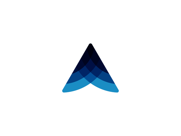Arrow mark movement forward transparency layers branding logo a arrow.png