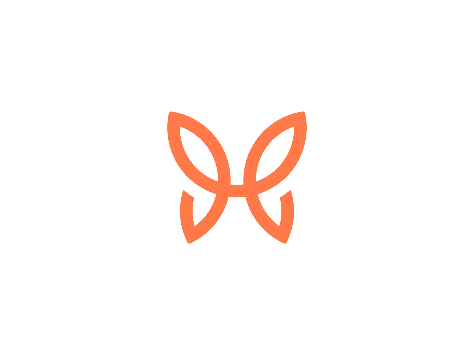Butterfly mark brand design linework butterfly logo symbol animal icon.png